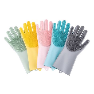 Hot Sale Magic Dish Washing Kitchen Bathroom Reusable Silicone Car Cleaning Glove